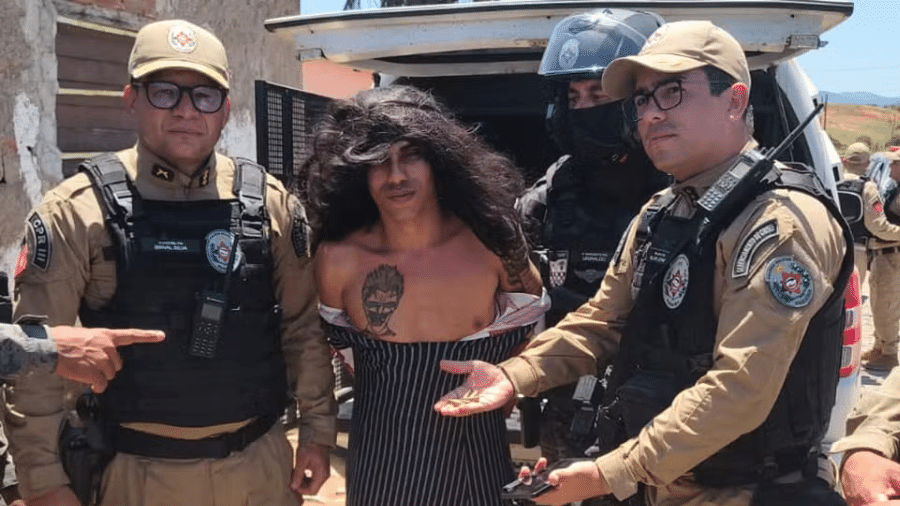 Jorlan foi preso disfarçado de mulher em Mungulu (PB) - undefined