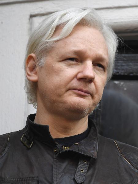 19.mai.2017 - Fundador do Wikileaks, Julian Assange - Justin Tallis/AFP