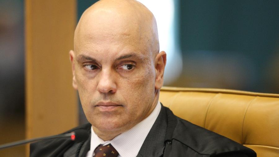Presidente Jair Bolsonaro disse que iria "chegar a hora" de Alexandre de Moraes - Felipe Sampaio/STF