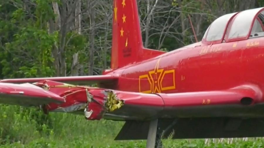 A jovem foi atingida por um avião no aeródromo de Saint-Esprit, perto de Montreal - Reprodução / CTV News