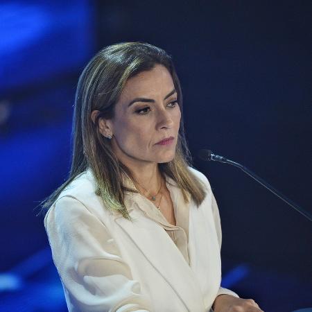 Soraya Thronicke (União Brasil) durante debate presidencial  - Comunicação Band