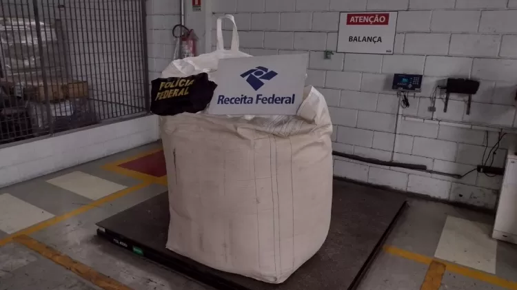Cocaína apreendida pela Receita em operação no porto de Santos - Divulgação/Receita Federal - Divulgação/Receita Federal