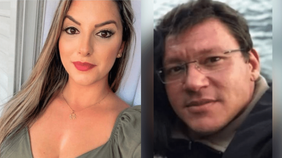 Juliana Rizzo, de 34 anos, divulgou estupro do ex-marido Ricardo Penna Guerreiro, 46 - Arquivo Pessoal; Reprodução/TV Tribuna
