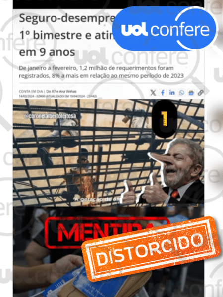 13.set.2024 - Vídeo tira de contexto falas de pronunciamento de Lula para acusá-lo de mentir