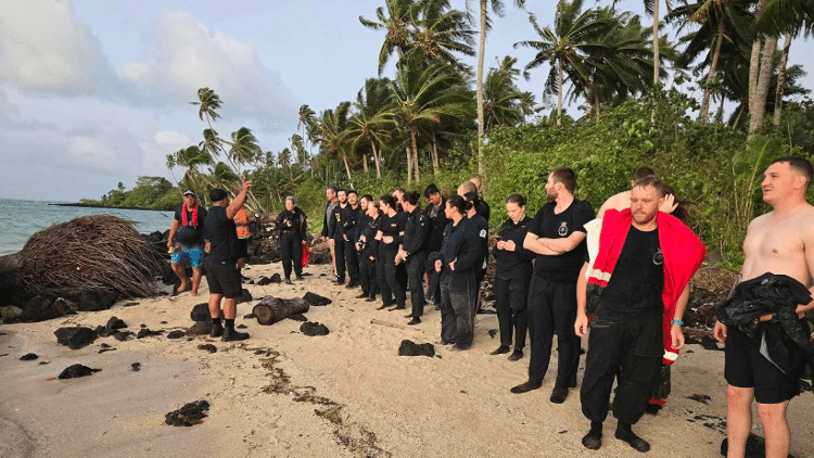 Resgate foi realizado por autoridades de Samoa