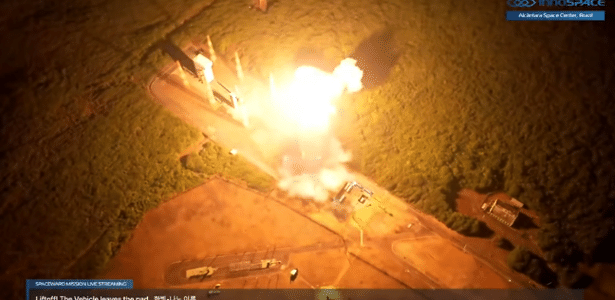 Empresa cita anomalia e corta transmissão de lançamento de foguete no MA