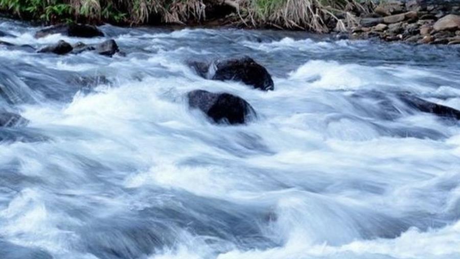 Correnteza no rio Mambucaba, no Parque Nacional da Serra da Bocaina (RJ); temporada de chuvas amplia risco de trombas d"água - ICMBio