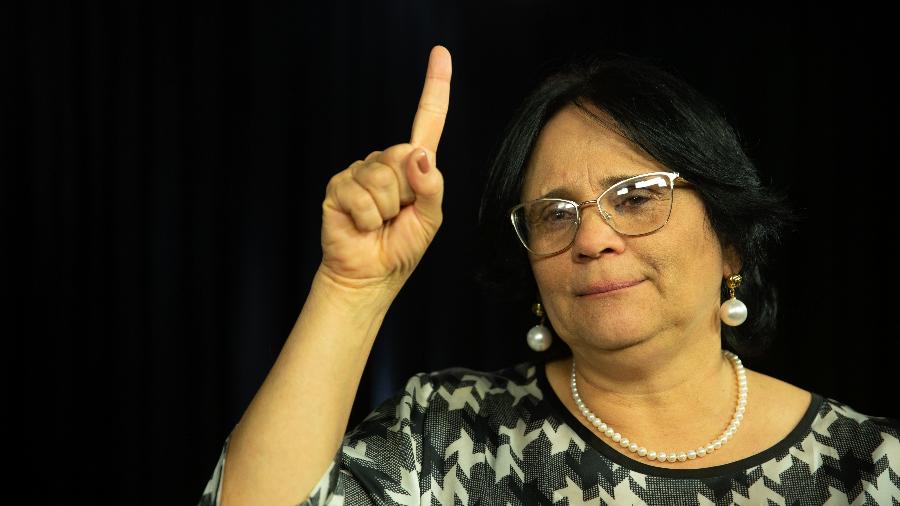 A ministra da Mulher, Família e Direitos Humanos do governo Bolsonaro, Damares Alves - Kleyton Amorim/UOL