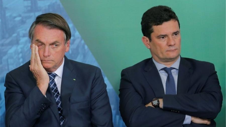 Há quem veja em disputa sobre pasta neste início de 2020 um sinal de uma disputa que pode se configurar em 2022 entre Bolsonaro e Moro: as eleições presidenciais - Adriano Machado/Reuters