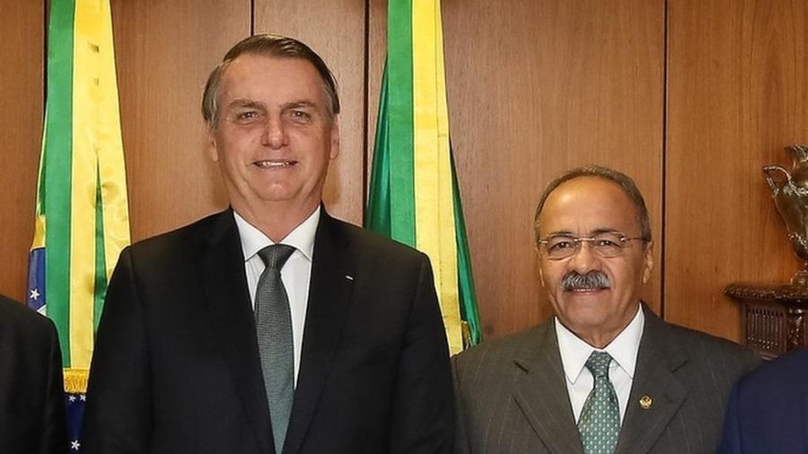 "Quase uma união estável", resumiu o então deputado federal Jair Bolsonaro sobre sua relação com o colega Chico Rodrigues - Presidência da República