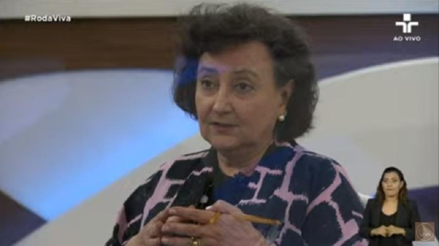 Margareth Dalcolmo participou do programa "Roda Viva" - Reprodução/TV Cultura