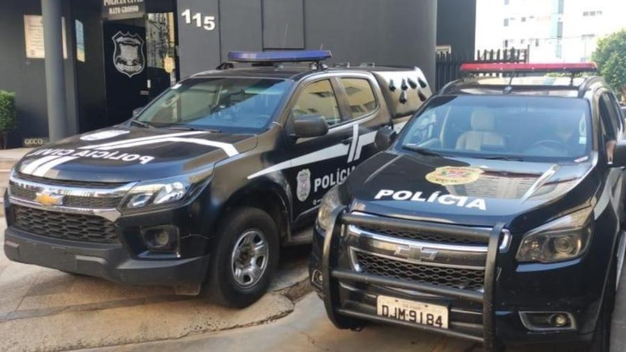 Segundo Polícia Civil, suspeito confessou a policiais que forjou o próprio sequestro para extorquir R$ 1,5 mil de familiares - Polícia Civil de Mato Grosso/Divulgação