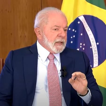 Lula em entrevista para o Jornal da Record