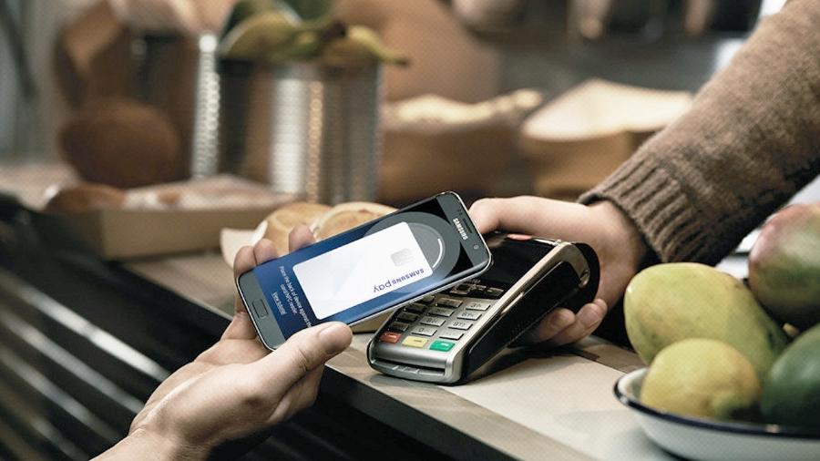 Samsung Pay, um dos serviços de carteira digital no Brasil - os outros são Apple Pay e Google Pay - Divulgação