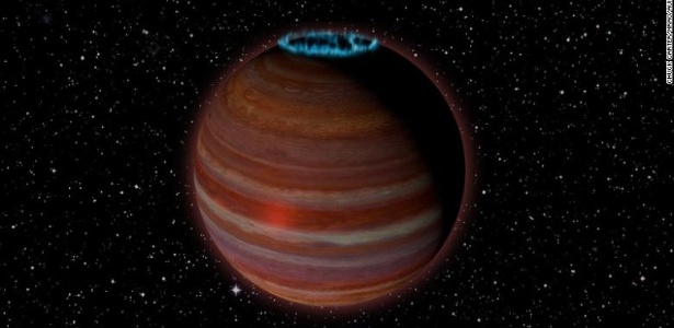 Desenho conceitual da SIMP J01365663+0933473: um planeta ou uma anã marrom? - Wonders of the Universe/Divulgação