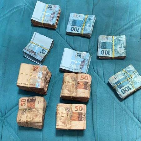 Foram encontrados R$ 75 mil com Carla Chaves Fontan durante Operação Gárgula do Ministério Público do Rio - Divulgação/MPRJ