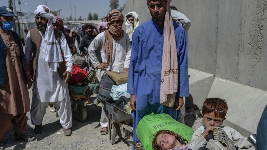 ONU garantiu que recursos para ajuda humanitária não cairão nas mãos do Talibã, que governa o país - Bulent Kilic/AFP