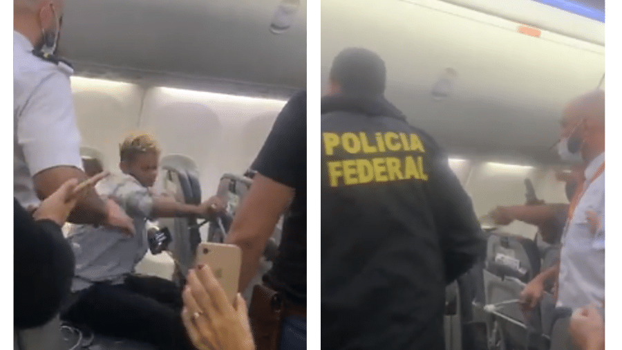 Um passageiro embrigado causou confusão em um voo realizado ontem, entre São Paulo e Recife - Reprodução/Redes Sociais