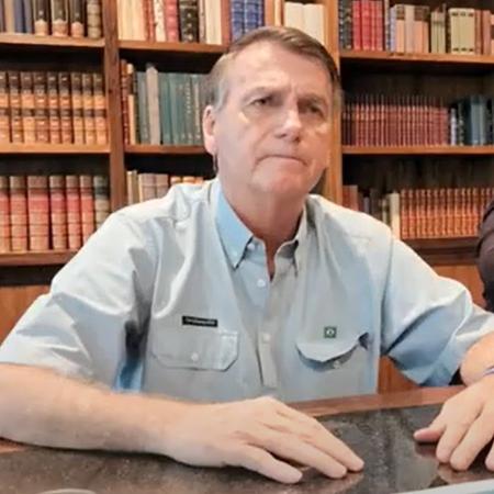 Jair Bolsonaro (PL) em live nas redes sociais - Reprodução