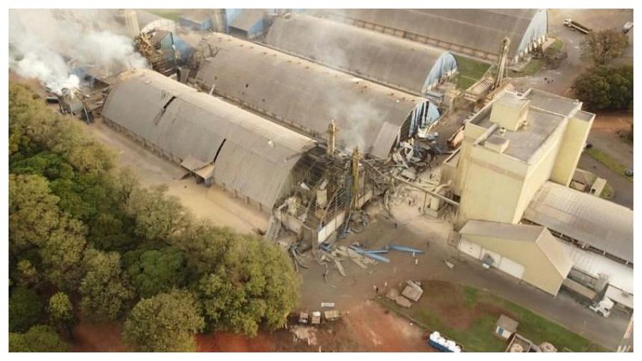 Explosão em silo na cidade de Palotina, no Paraná, deixou mortos e feridos