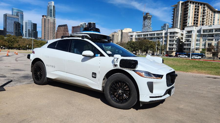 Carro autônomo usado pela Uber na cidade de Austin, no Texas; parceria é com a Waymo (empresa que faz parte da Alphabet, que controla o Google) Carro autônomo usado pela Uber na cidade de Austin, no Texas; parceria é com a Waymo (empresa que faz parte da Alphabet, que controla o Google)