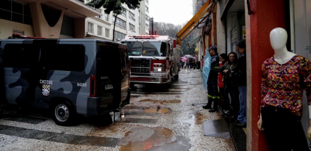 Mulher invadiu escritório e fez duas pessoas reféns no centro de São Paulo - Newton Menezes/Futura Press/Estadão Conteúdo