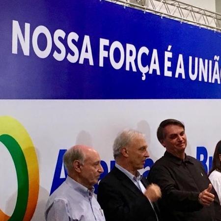 Bolsonaro em evento do Aliança pelo Brasil - Hanrrikson Andrade/UOL