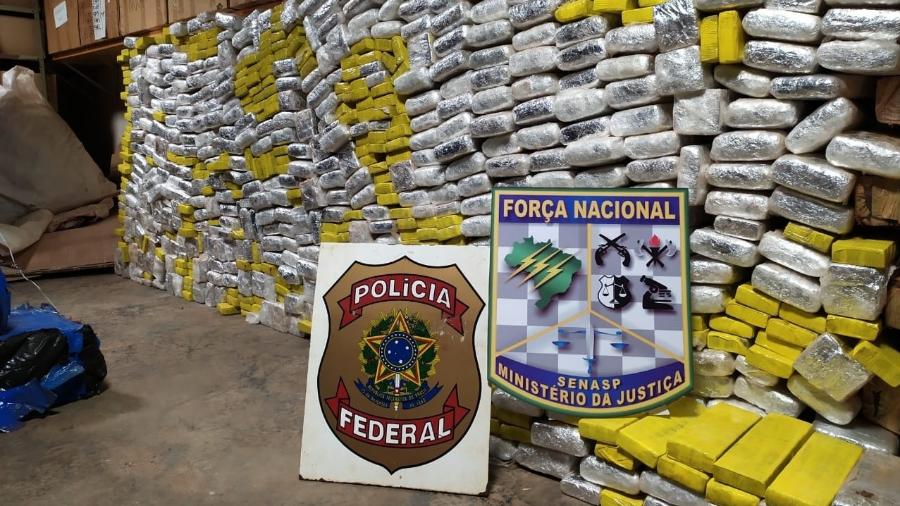 PF apreende 1,6 toneladas de maconha na fronteira - Polícia Federal
