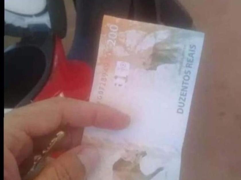 Nota falsificada de R$ 200 começa a circular no Rio e BC alerta para golpe