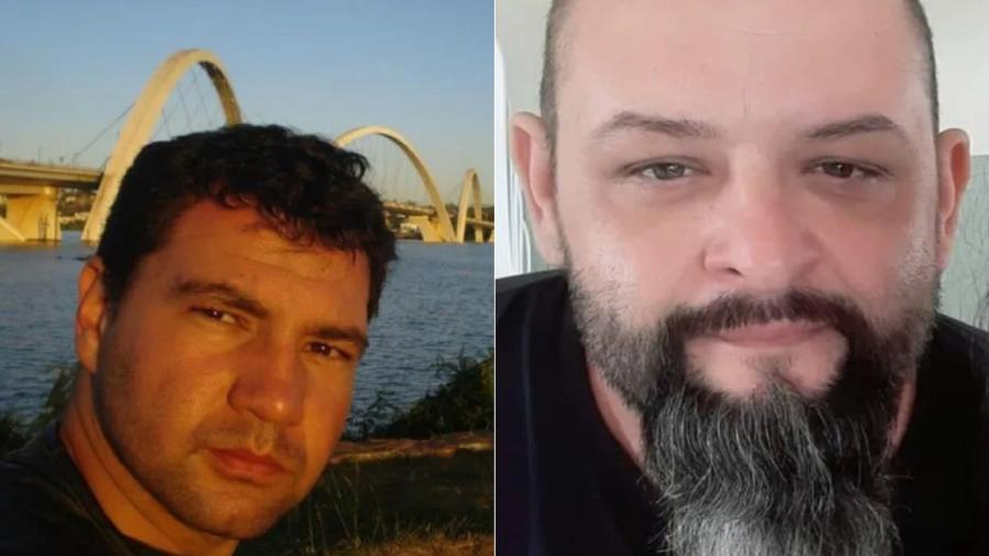 Erick Marcel Pereira Costa, 37, e Leandro César Pereira, 41, morreram no local - Reprodução/Redes Sociais