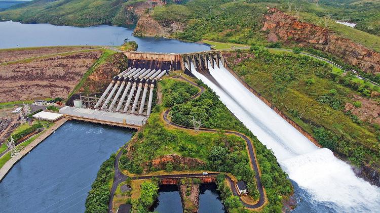 Hidrelétricas brasileiras representam 10% da produção mundial de energia elétrica - Luis Junio Leonel Mendes/Furnas/Divulgação - Luis Junio Leonel Mendes/Furnas/Divulgação