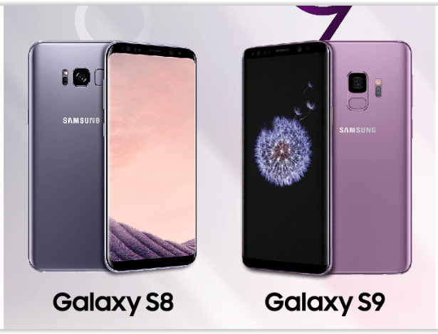 Pequenas diferenças entre o Galaxy S8 e o Galaxy S9 - Divulgação/Samsung