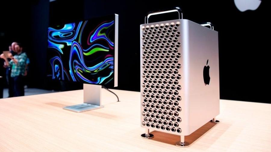 A configuração básica do Mac Pro não inclui o monitor Pro Display XDR, que custa o mesmo que o computador - Getty Images