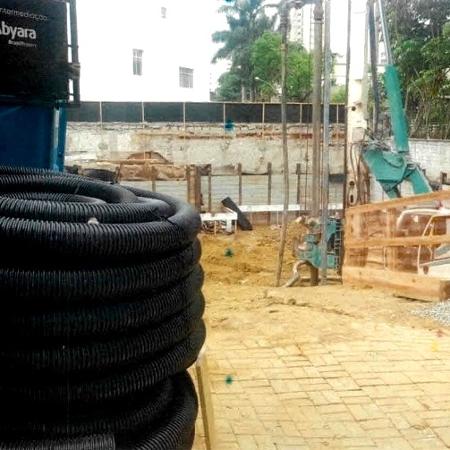 Obra em que funcionários teriam encontrado ao menos seis ossadas humanas em SP - Reprodução