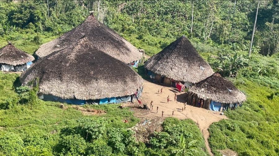 Comunidade do Xaruna, região do Parima, em Roraima; conselho diz que duas crianças morreram por falta de socorro - Divulgação/Condisi-YY