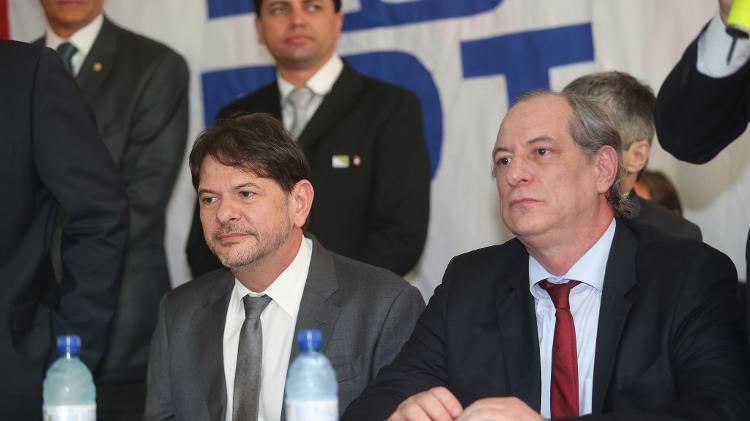 Os irmãos Cid e Ciro Gomes, durante convenção do PDT em 2015