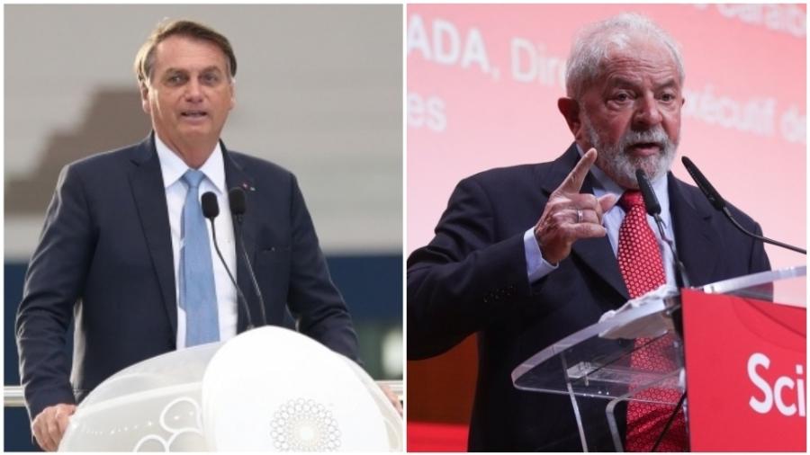 Jair Bolsonaro e Luiz Inácio Lula da Silva buscam apoios para o segundo turno - EPA