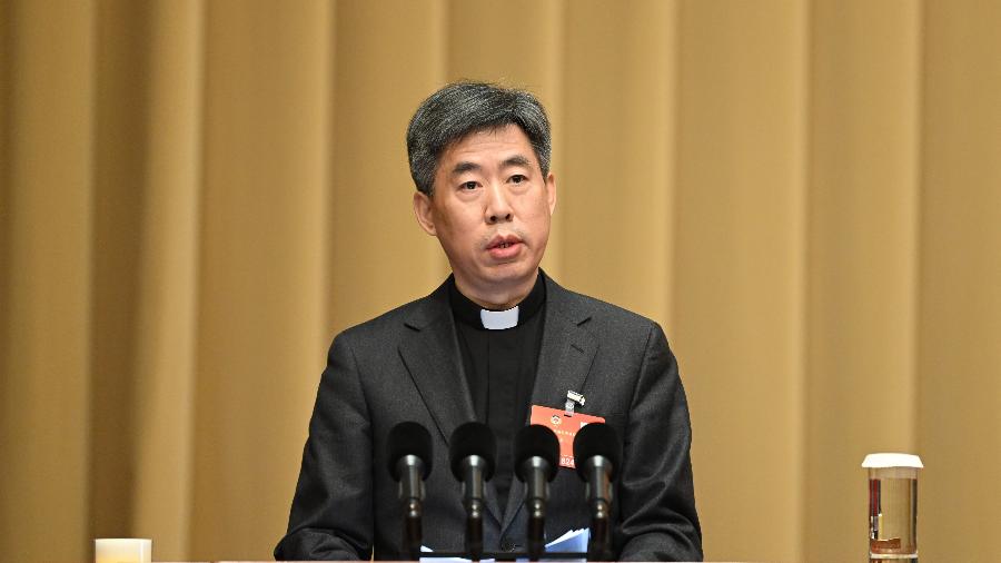 Santa Sé indicou que foi informada "há alguns dias" da transferência de monsenhor Shen Bin, bispo de Haimen, para a diocese vizinha de Xangai. - Xinhua/Liu Bin