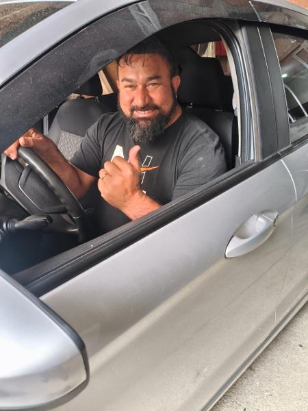 O ex-caminhoneiro Adelmo Alves dos Santos, que hoje trabalha como motorista de aplicativo O ex-caminhoneiro Adelmo Alves dos Santos, que hoje trabalha como motorista de aplicativo