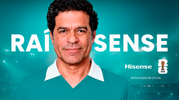 Apenas Rai-sense. Patrocinadora da Copa do Mundo de futebol, a Hisense usou o ex-craque da Seleção Brasileira e do São Paulo para reforçar sua fase de construção de marca no Brasil. A empresa ainda aproveitou para lançar uma promoção que levará duas pessoas para o jogo do Brasil contra a Escócia, que acontecerá dia 24 de junho, em Miami. A criação é da BeHumble.