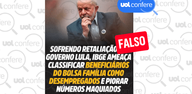 IBGE não usou dados do Bolsa Família para 'maquiar' taxa de desemprego