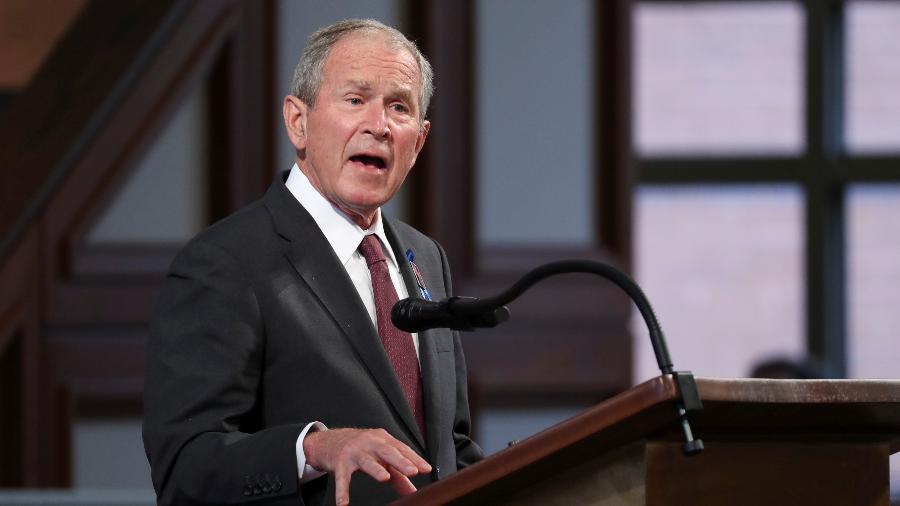 Ex-presidente dos EUA George W. Bush em evento - Alyssa Pointer/Pool via REUTERS