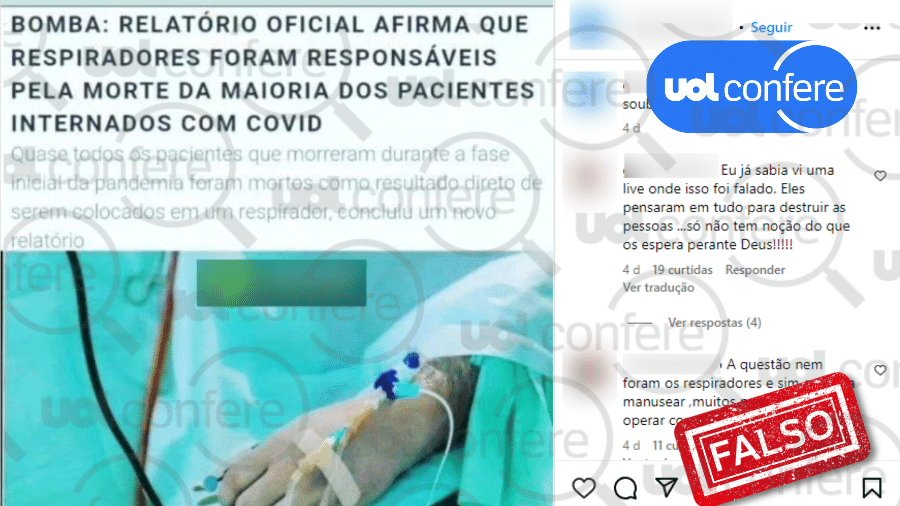 23.mai.2023 - Autor do estudo negou afirmação - Reprodução/Instagram