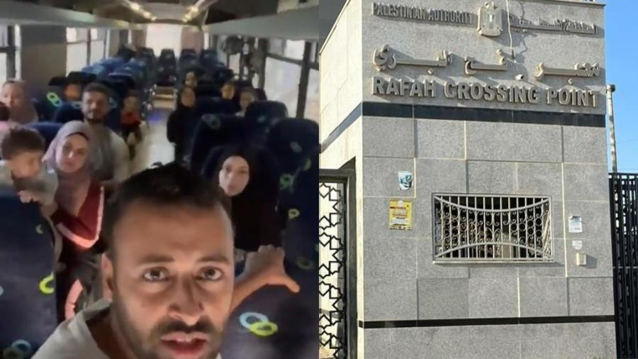 Brasileiros chegaram à Passagem de Rafah na manhã desta sexta-feira (10)