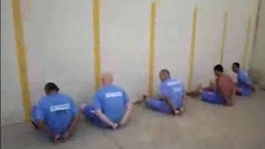 Presos da penitenciária de Mossoró em vídeo gravado em 2015
