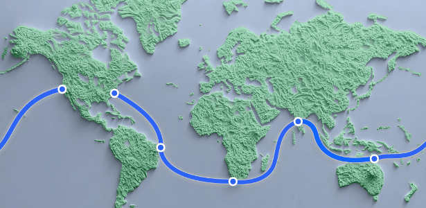 Meta anuncia cabo submarino que conectará 5 continentes