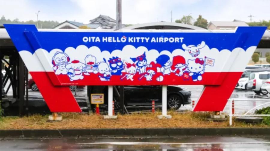 Aeroporto Hello Kitty, de Oita, no Japão - Sanrio Co./Divulgação