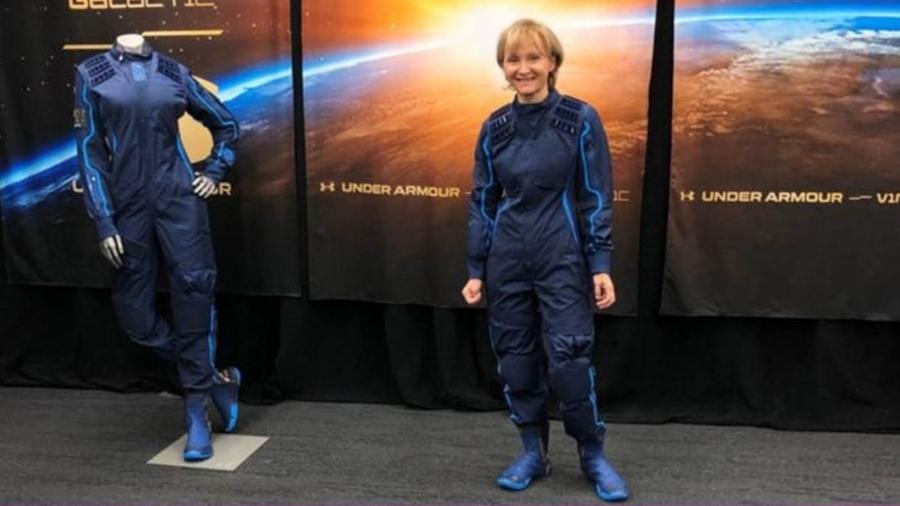 A professora de 61 anos Ketty Maisonrouge comprou a passagem ao espaço há 15 anos, em 2005. Neste ano, finalmente, deve realizar esse sonho - BBC