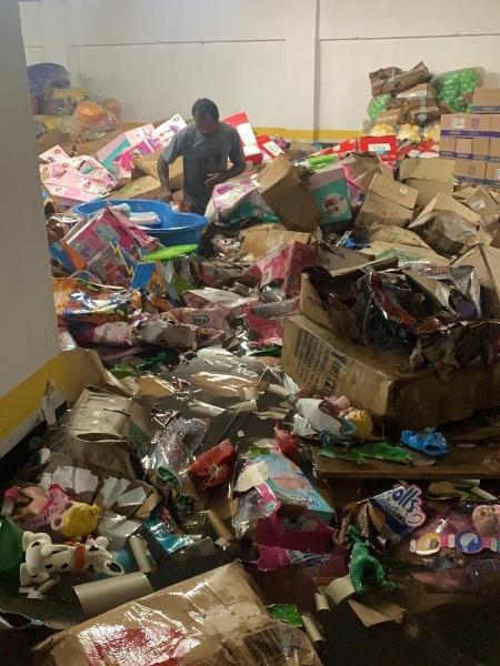 Apesar de prejuízo, estabelecimento promete recuperar brinquedos para realizações doações no Natal - Kenia Souza/Cedida