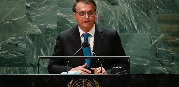 Bolsonaro discursa na 76ª Assembleia Geral da ONU, em 2021